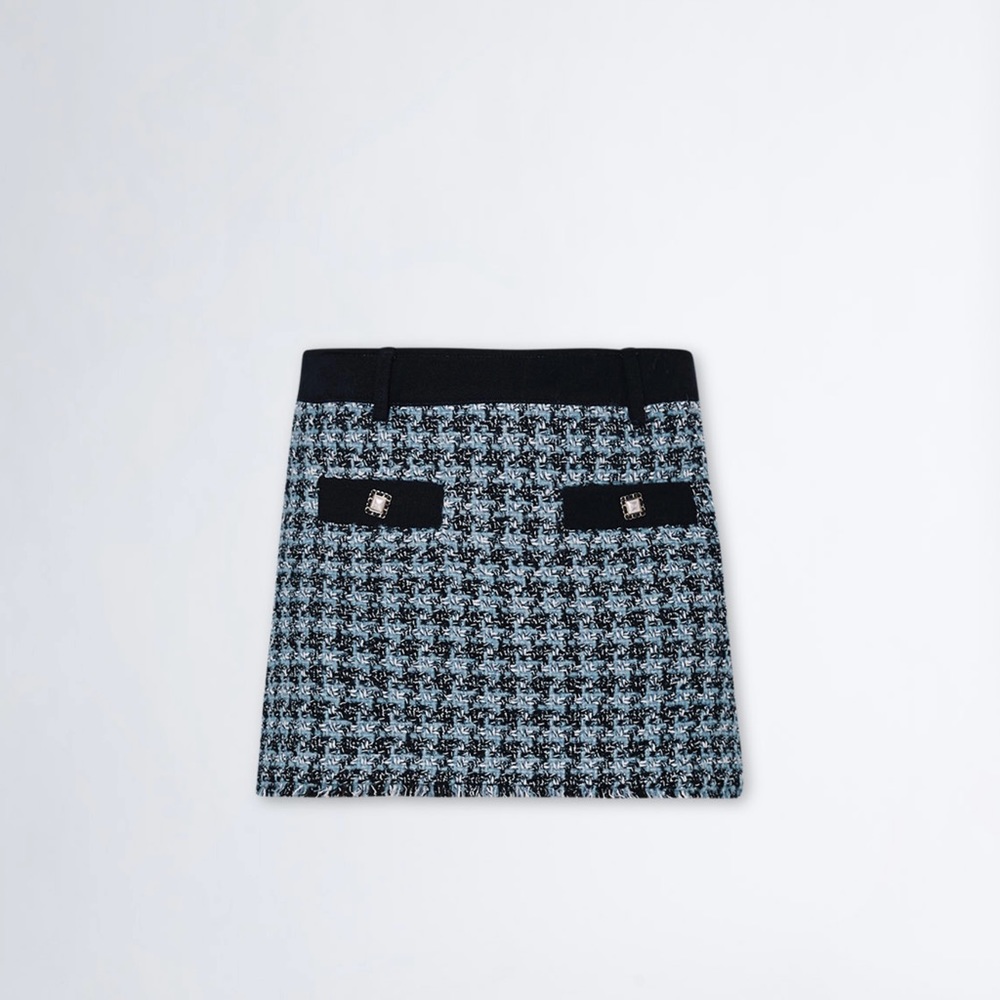 LIU-JO MILANO BOUCLÈ SKIRT - Picture 3 of 13